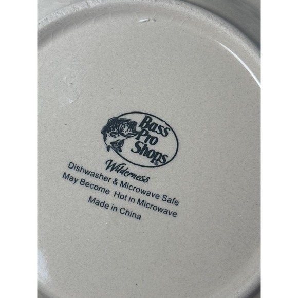 Bass Pro Shop Desert Plates 8 Wilderness Vintage Pattern - Picture 4 of 5